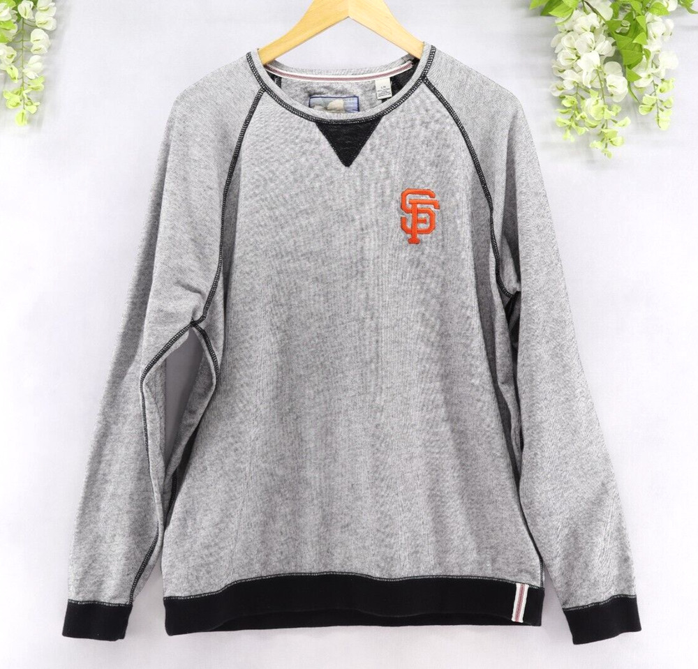 Tommy Bahama SZ L Baseball Men's San Francisco Long Sleeve Ribbed